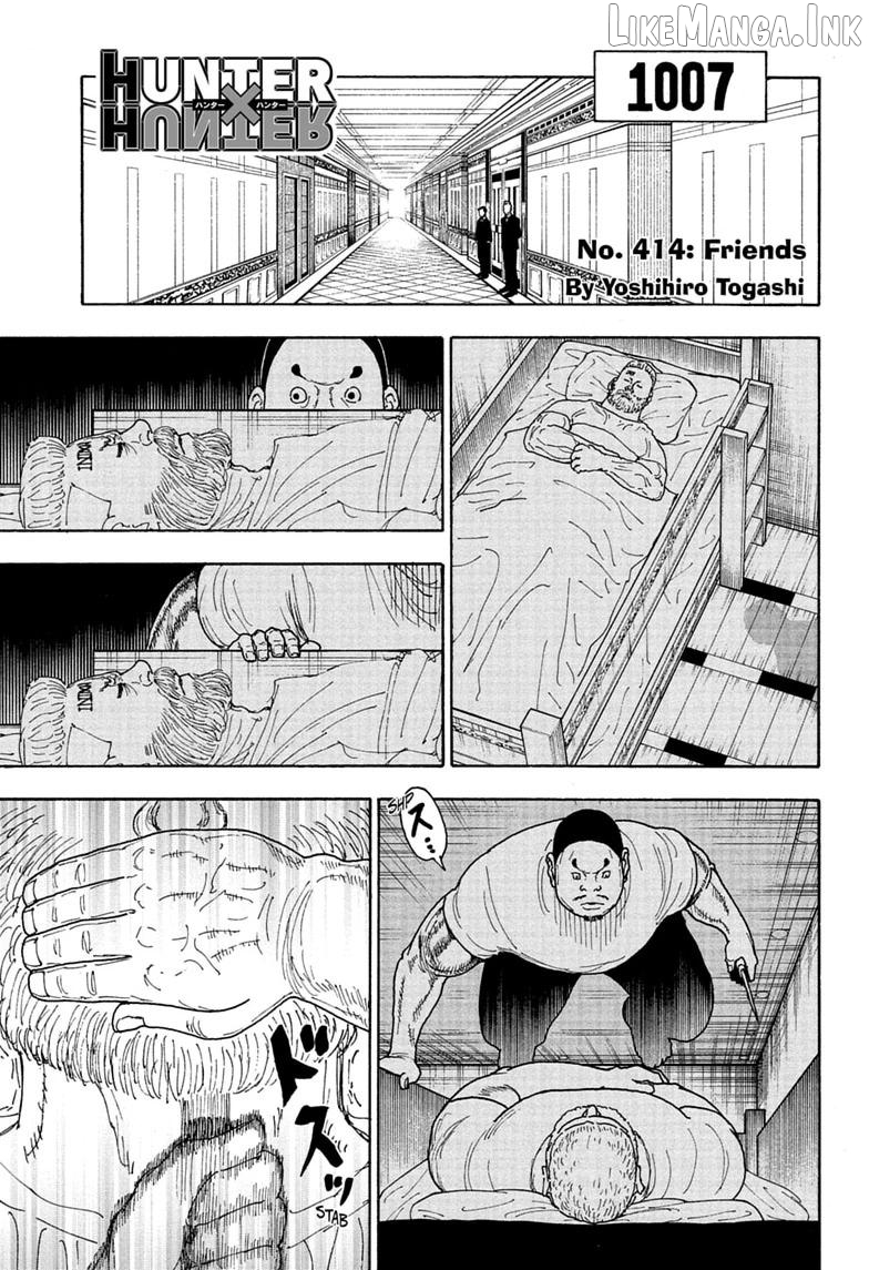 Hunter x Hunter, Chapter 414 image 01